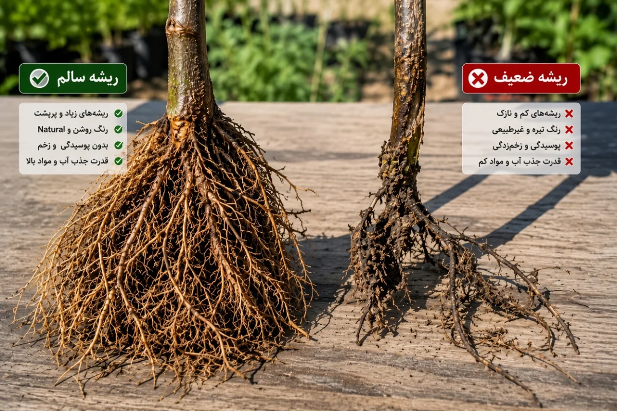 چگونه نهال سالم و اصل را تشخیص دهیم؟