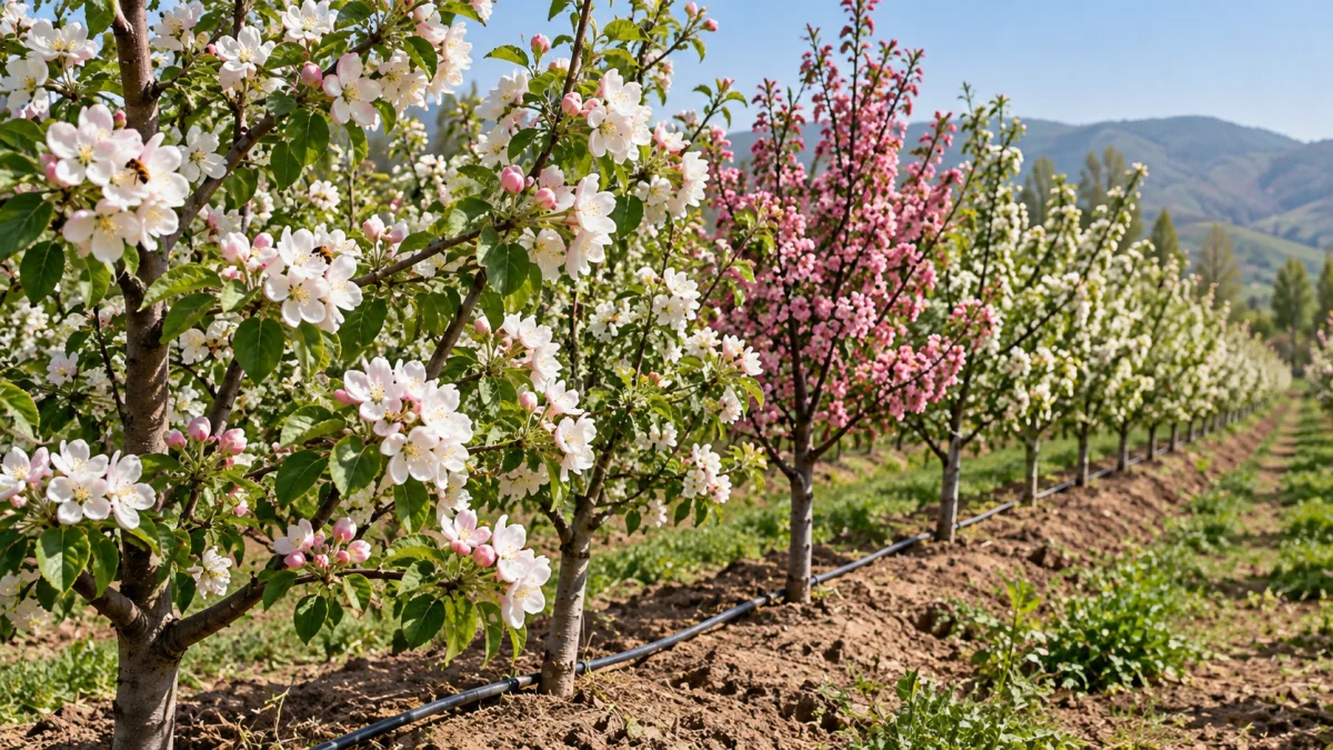 گرده‌افشان درختان میوه چیست؟ راهنمای انتخاب ارقام سازگار برای افزایش تشکیل میوه