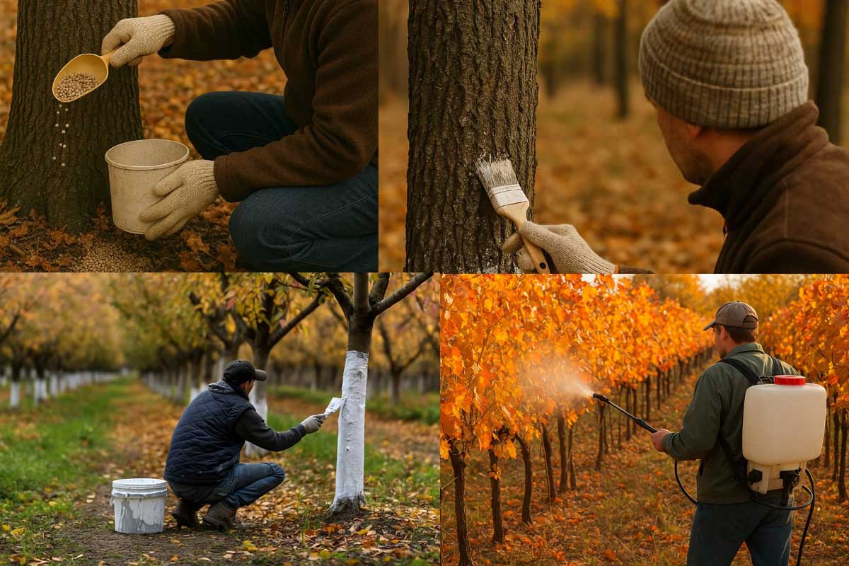 لیست کامل کارهای باغداری در فصل پاییز