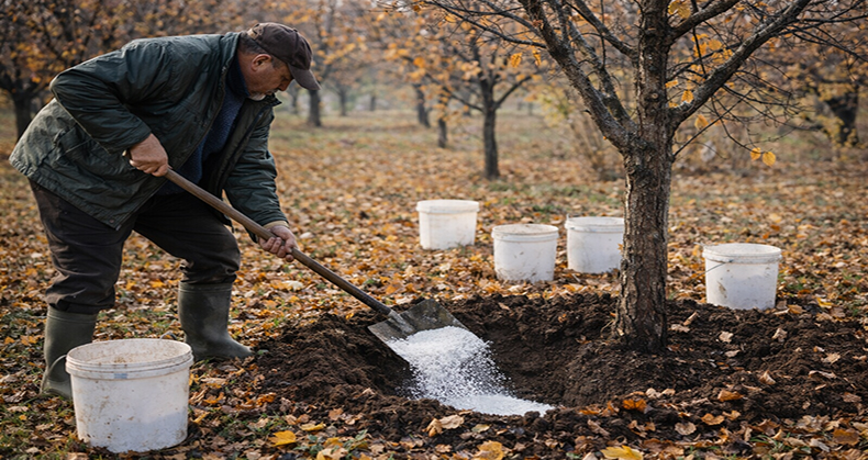 کوددهی پاییزه ( چالکود)